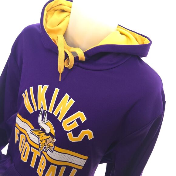 Minnesota Vikings Hoodie Men XL Purple NFL Sweatshirt Football Free Shipping - Picture 4 of 8
